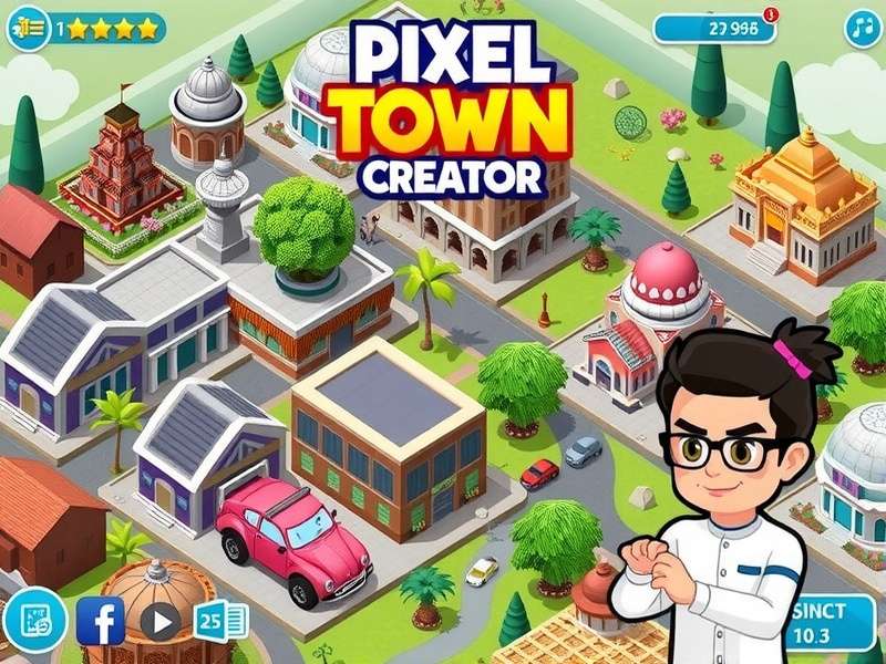 Pixel Town Creator Indian Version Screenshot